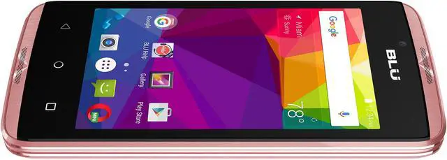 Alt view image 4 of 8 - Blu Energy Mini Diamond E090U 3G Unlocked GSM Quad-Core Android Phone w/ 3,000mAh Battery 4.0" Pink 512MB RAM