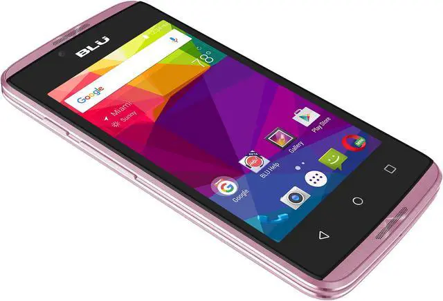 Alt view image 3 of 8 - Blu Energy Mini Diamond E090U 3G Unlocked GSM Quad-Core Android Phone w/ 3,000mAh Battery 4.0" Pink 512MB RAM