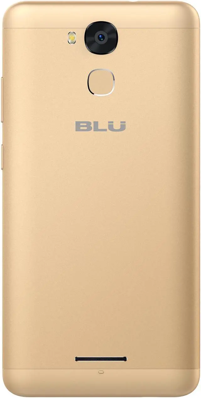 Alt view image 6 of 9 - Blu STUDIO J8 LTE S0351WW 4G LTE Unlocked Cell Phone 5.5" Gold 2GB RAM