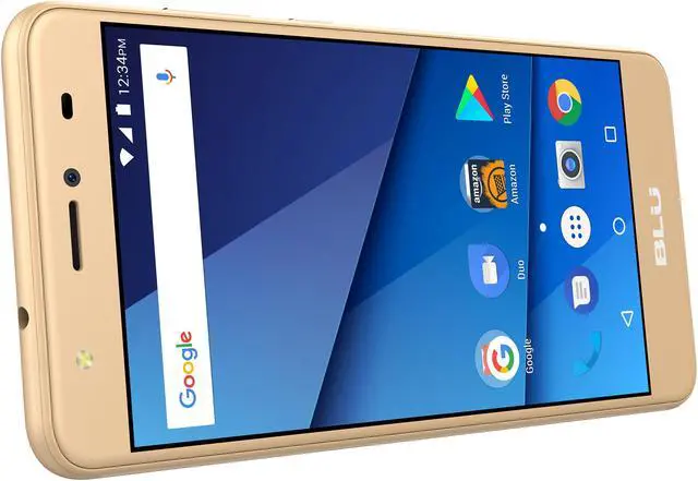 Alt view image 4 of 9 - Blu STUDIO J8 LTE S0351WW 4G LTE Unlocked Cell Phone 5.5" Gold 2GB RAM