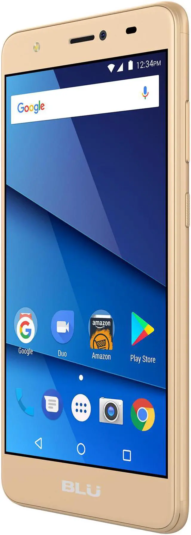 Alt view image 2 of 9 - Blu STUDIO J8 LTE S0351WW 4G LTE Unlocked Cell Phone 5.5" Gold 2GB RAM