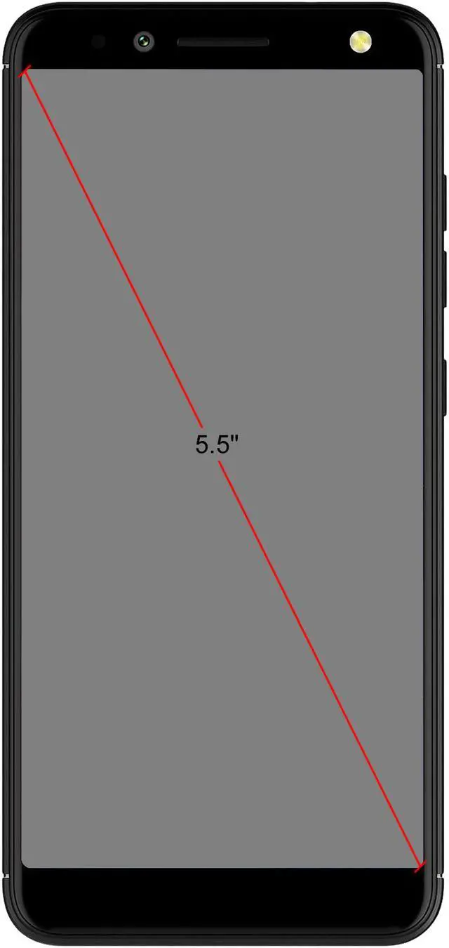 Alt view image 10 of 10 - Blu Vivo One V0270WW 4G LTE Unlocked GSM Dual-SIM Phone w/ 12 MP Camera 5.5" Black 2GB RAM
