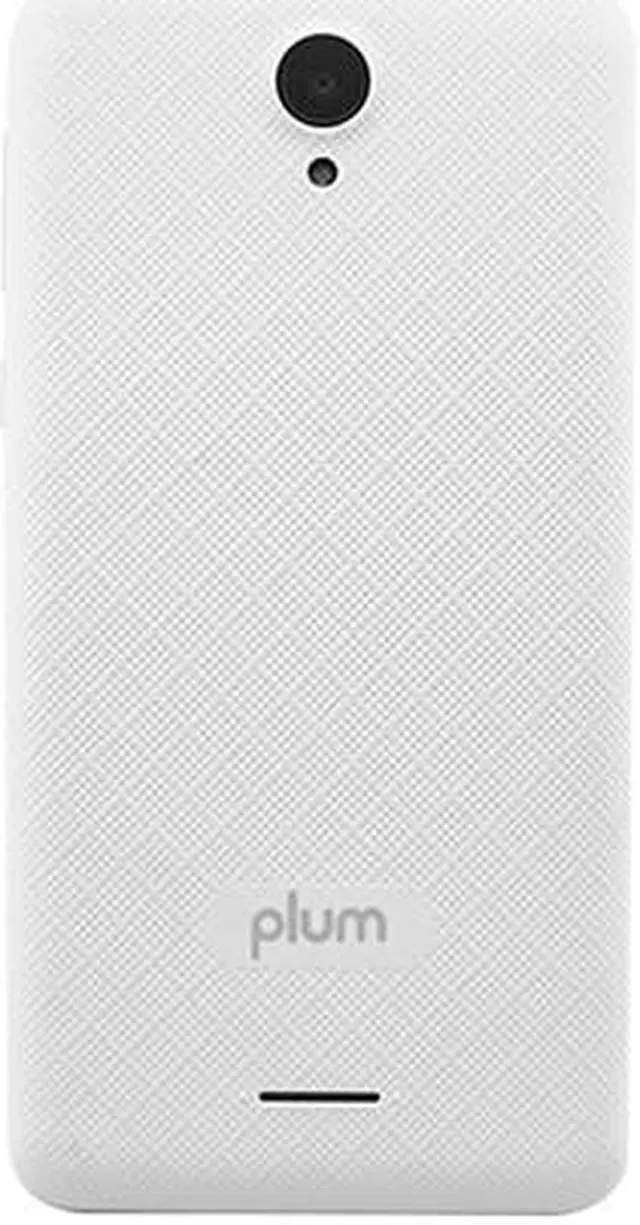 Alt view image 4 of 5 - Plum Mobile Might Plus II Z515 4G Unlocked Cell Phone 5" White 512MB RAM