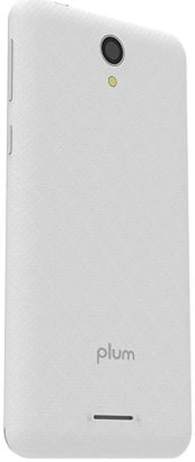 Alt view image 5 of 5 - Plum Mobile Might Plus II Z515 4G Unlocked Cell Phone 5" White 512MB RAM
