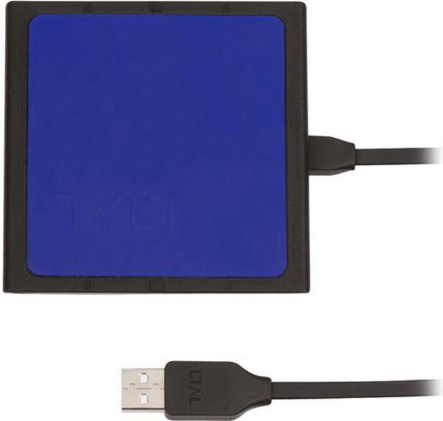 Main image of TYLT VU Solo Wireless Charger for compatible Qi-enabled phones – Blue