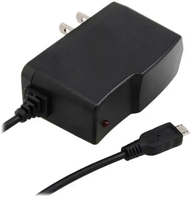 Alt view image 3 of 3 - Insten 1830375 Black Micro USB Wall Home Charger for Samsung Galaxy S5 SV