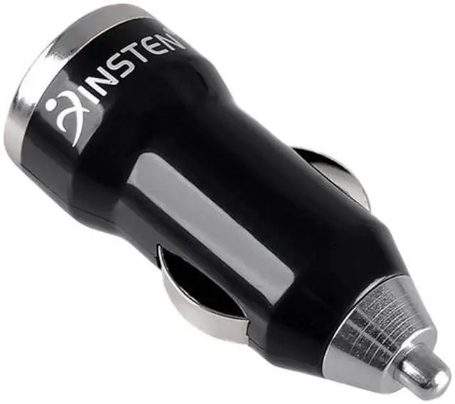 Alt view image 2 of 4 - Insten 1855506 Black 2A 2-Port USB Mini Car Charger Adapter