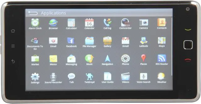Main image of Huawei IDEOS Black Tablet GSM Android Smart Phone w/ Android 2.1 / 7" Touch Screen / GPS (S7)