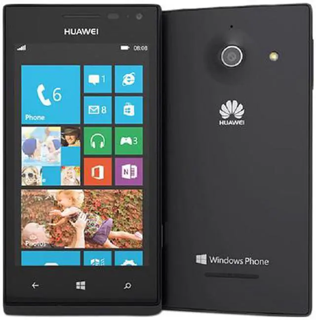 Alt view image 3 of 3 - Huawei Ascend W1 W1-U34 Unlocked GSM Windows 8 Cell Phone 4.0" Black