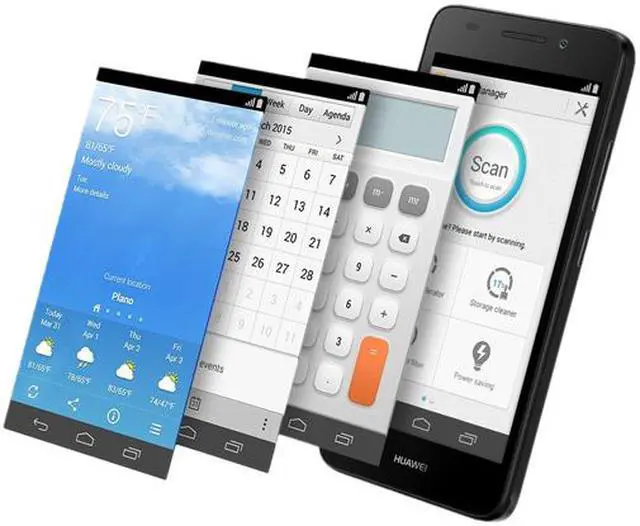 Alt view image 5 of 5 - Huawei G620-A2 4G LTE SnapTo 8GB Unlocked GSM Android 4.4 Phone 5" Black 1GB RAM