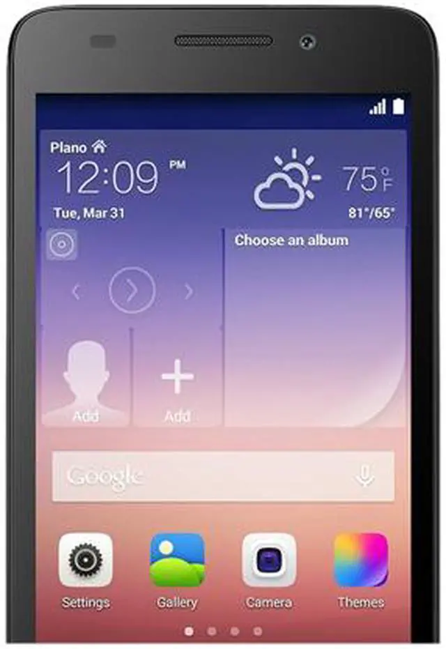 Alt view image 3 of 5 - Huawei G620-A2 4G LTE SnapTo 8GB Unlocked GSM Android 4.4 Phone 5" Black 1GB RAM