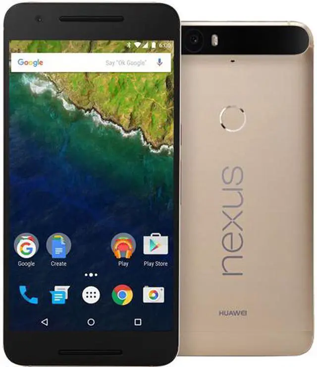Main image of Nexus 6P 32GB Matte Gold LTE Unlocked Smartphone (US Warranty)