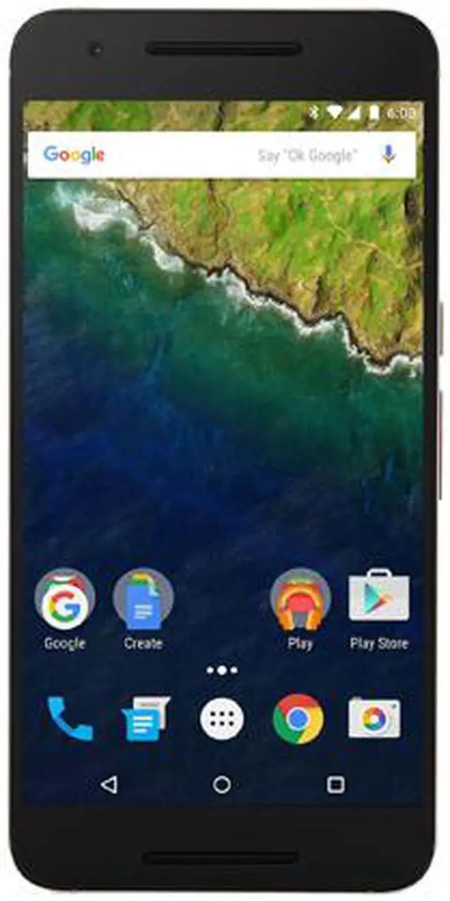 Alt view image 3 of 7 - Nexus 6P 32GB Matte Gold LTE Unlocked Smartphone (US Warranty)