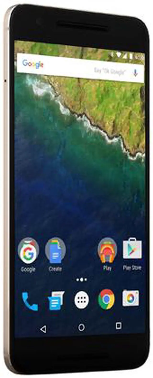 Alt view image 4 of 7 - Nexus 6P 32GB Matte Gold LTE Unlocked Smartphone (US Warranty)
