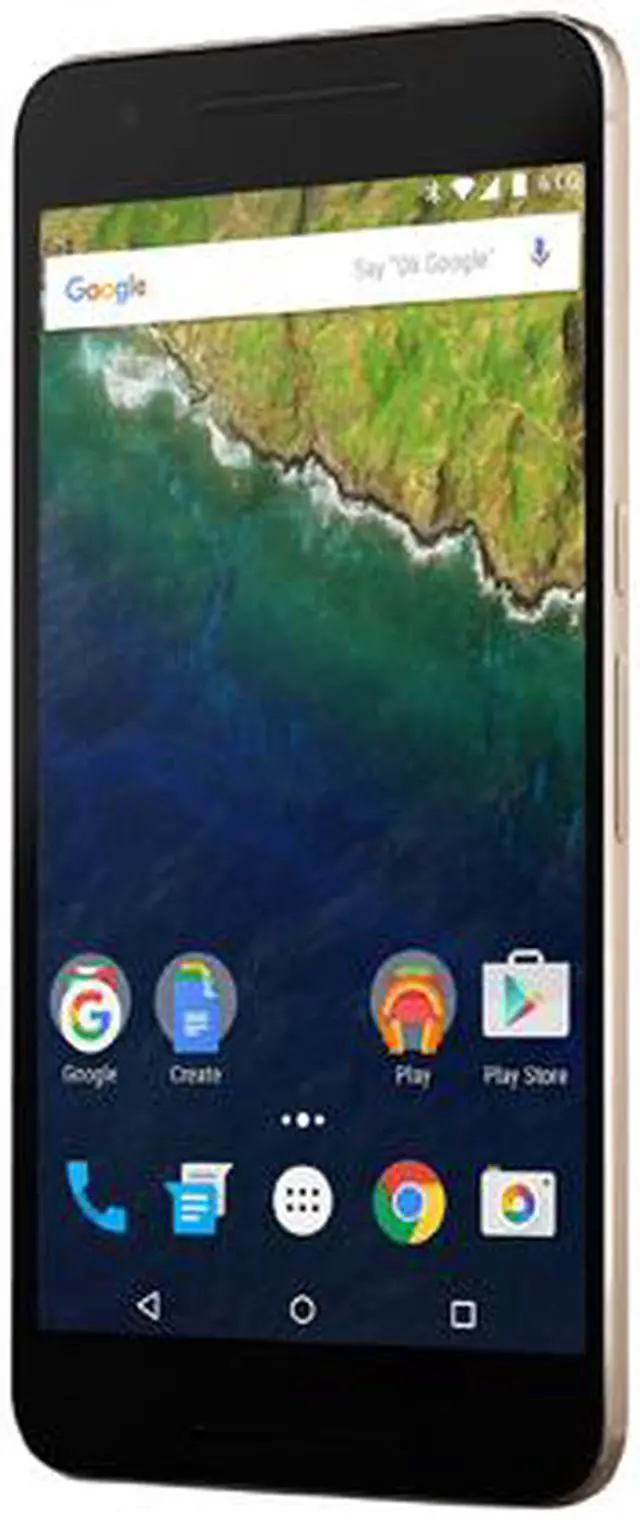 Alt view image 2 of 7 - Nexus 6P 32GB Matte Gold LTE Unlocked Smartphone (US Warranty)