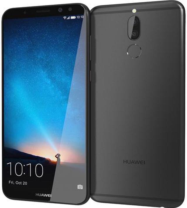 Refurbished: Huawei Mate 10 Lite RNE-L03 4G LTE GSM Unlocked Android  SmartPhone 5.9 Graphite Black 64GB 4GB RAM 