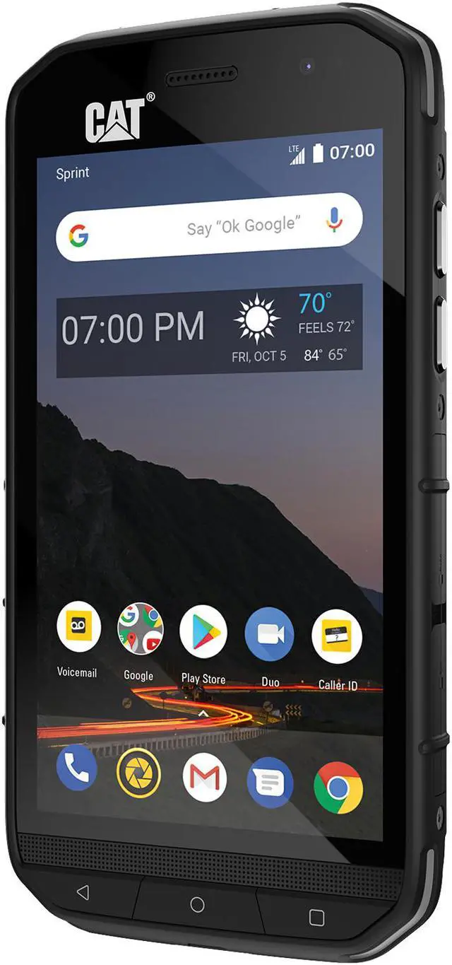 Alt view image 2 of 7 - CAT S48c 4G LTE Cell Phone 5" Black 4GB RAM