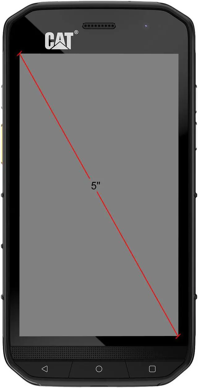 Alt view image 7 of 7 - CAT S48c 4G LTE Cell Phone 5" Black 4GB RAM