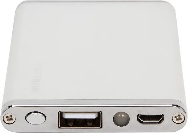 Alt view image 3 of 6 - SCUD M30 Hobbit Silver 3000 mAh Power Bank External Battery Charger for Tablets, Smartphones, and Other Mobile Devices