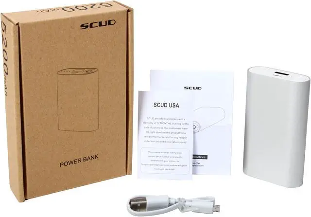 Alt view image 6 of 5 - FREMO P52 5200mAh Power Bank External Battery Charger for iPhone, iPad Air, mini, Galaxy S5, S4, Note, Galaxy Tab, Nexus, HTC One, One 2 (M8), PS Vita and other Smartphones and Tablets (made by SCUD)