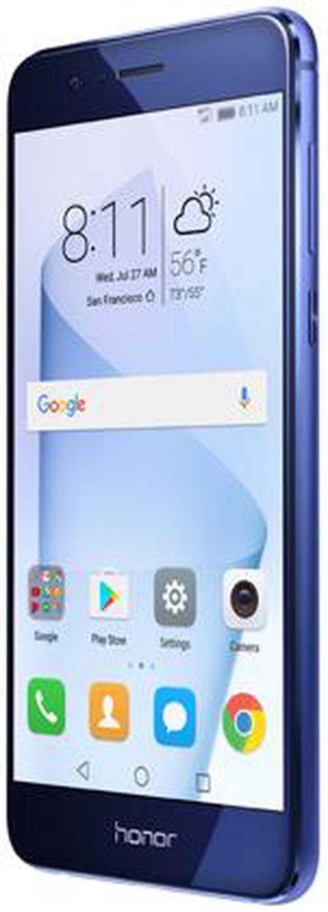 Alt view image 2 of 7 - Huawei - Honor 8 Dual Camera Unlocked Smartphone 64GB Sapphire Blue - US Warranty