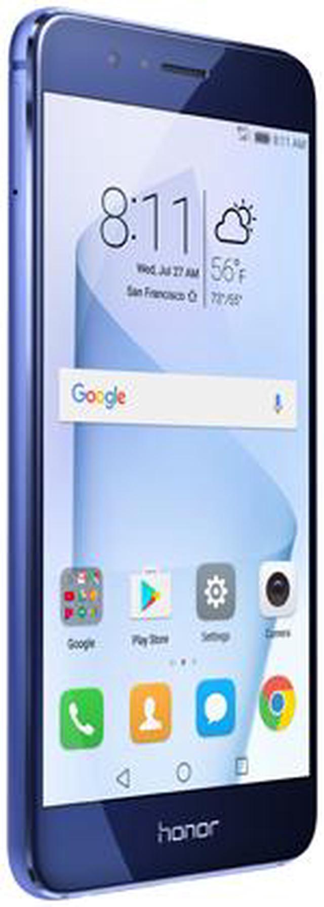 Alt view image 3 of 7 - Huawei - Honor 8 Dual Camera Unlocked Smartphone 64GB Sapphire Blue - US Warranty
