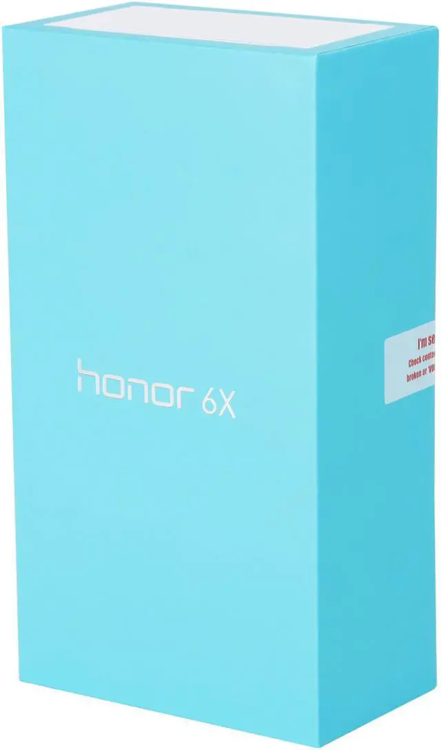 Alt view image 6 of 6 - Huawei - Honor 6X,5.5-Inch, LTPS, 3GB RAM, 32GB Storage, Dual Camera, Unlocked Smartphone, US Warranty, Gray (51091BRM)