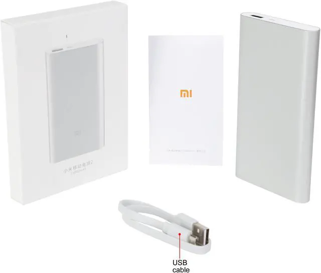 Alt view image 5 of 5 - Xiaomi Mi 10000mAh Mobile Power Bank - Silver