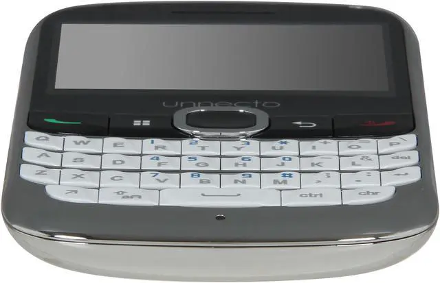 Alt view image 7 of 8 - Unnecto Pro U-600-2NA Wi-Fi Touch Screen Qwerty Keyboard Camera Unlocked GSM Cell Phone 2.4" White