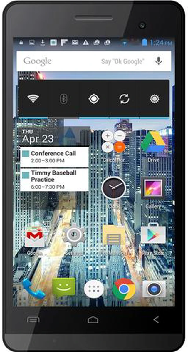Main image of Unnecto Neo U-730 3G Unlocked Cell Phone 5" Black 512MB RAM