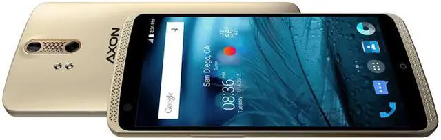 Alt view image 3 of 10 - Axon Pro Unlocked Smart Phone, 5.5" Gold Color, 64GB Storage 4GB RAM (North America Warranty)
