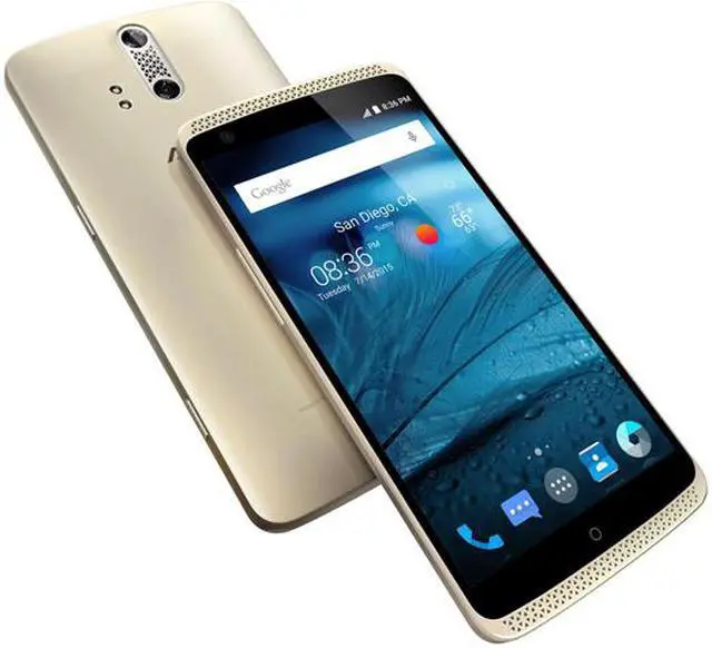 Alt view image 4 of 10 - Axon Pro Unlocked Smart Phone, 5.5" Gold Color, 64GB Storage 4GB RAM (North America Warranty)