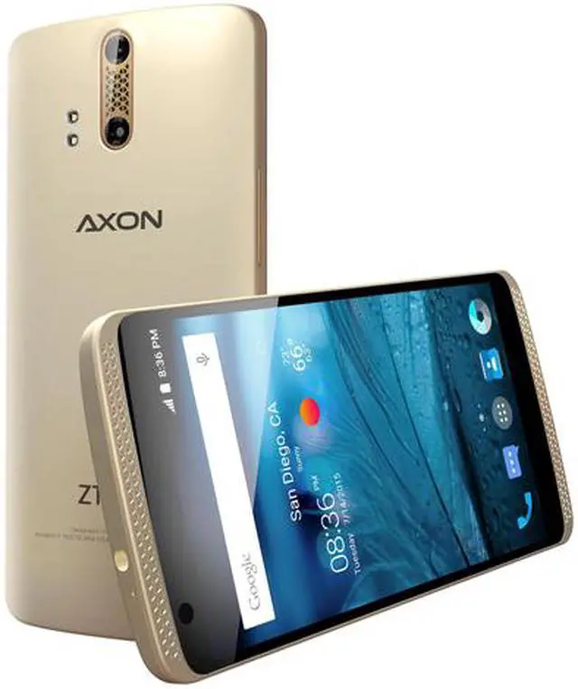 Alt view image 8 of 10 - Axon Pro Unlocked Smart Phone, 5.5" Gold Color, 64GB Storage 4GB RAM (North America Warranty)