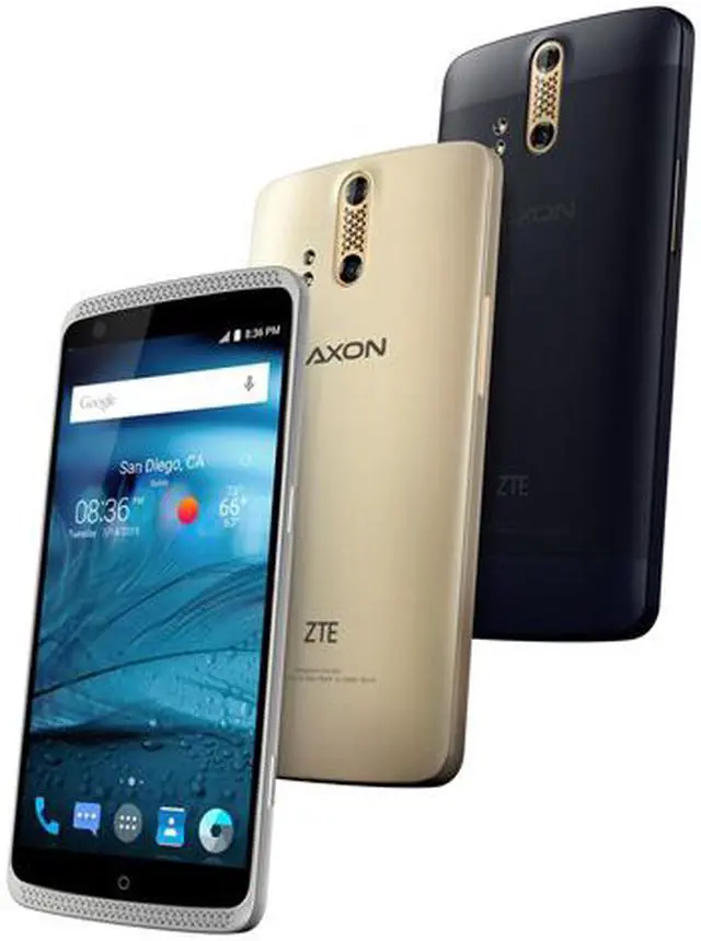 Alt view image 10 of 10 - Axon Pro Unlocked Smart Phone, 5.5" Gold Color, 64GB Storage 4GB RAM (North America Warranty)
