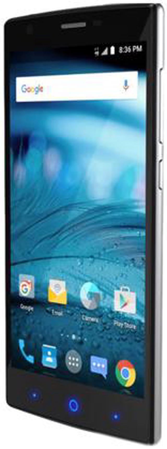 Alt view image 2 of 12 - ZTE ZMAX 2 (Z955A) 2GB RAM / 16GB ROM 4G LTE 5.5" HD Factory Unlocked Smart Phone - Titanium (North America Warranty)