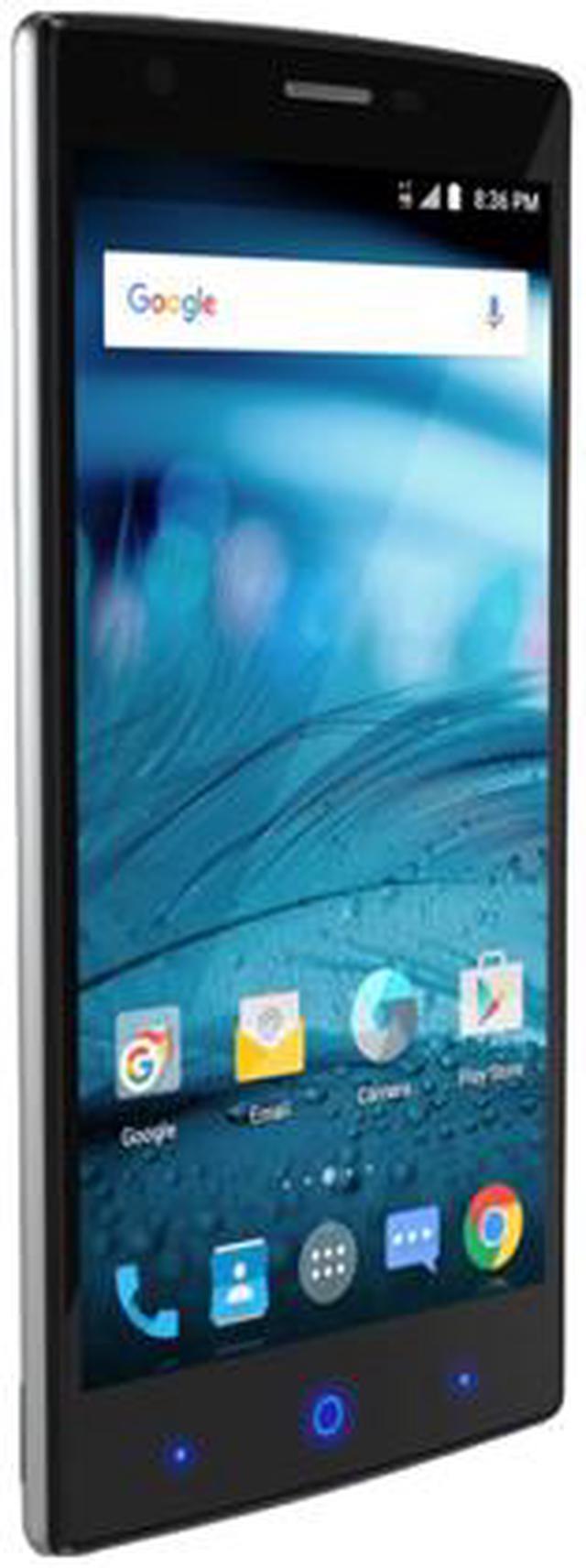 Alt view image 3 of 12 - ZTE ZMAX 2 (Z955A) 2GB RAM / 16GB ROM 4G LTE 5.5" HD Factory Unlocked Smart Phone - Titanium (North America Warranty)