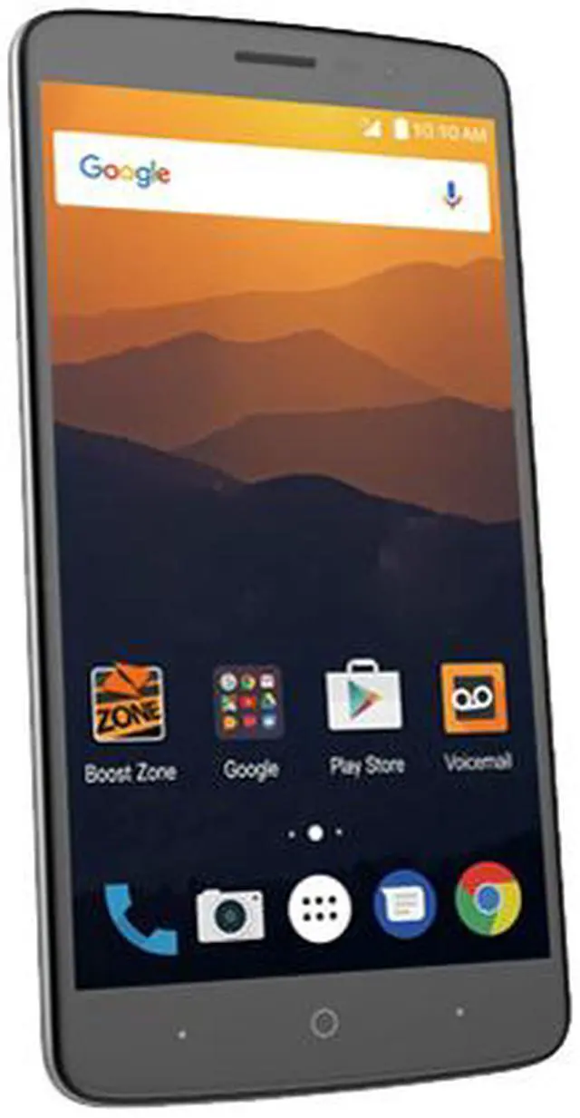 Alt view image 2 of 3 - ZTE Max XL Virgin Mobile (6" 16GB 2GB RAM) 3G/4G LTE Cell Phone - Black