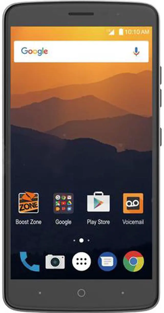 Main image of ZTE Max XL Virgin Mobile (6" 16GB 2GB RAM) 3G/4G LTE Cell Phone - Black