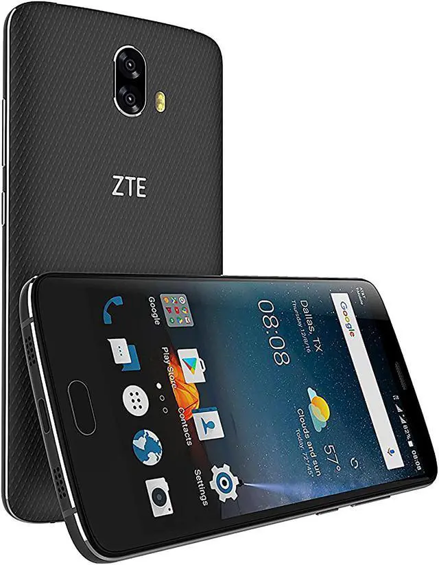 Alt view image 9 of 14 - ZTE Blade V8 Pro Z978 32GB Unlocked GSM Phone w/ Dual 13 MP Camera - Black with Mophie Powerstation Boost (White)