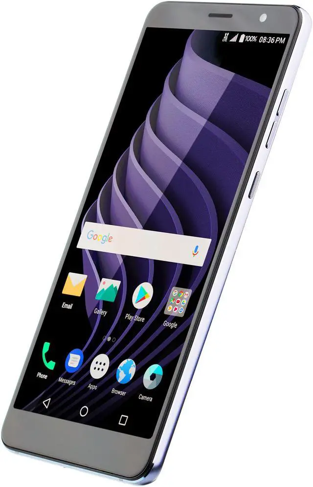 Alt view image 2 of 8 - ZTE Blade Max View 4G LTE Unlocked Cell Phone 6" Black 3GB RAM