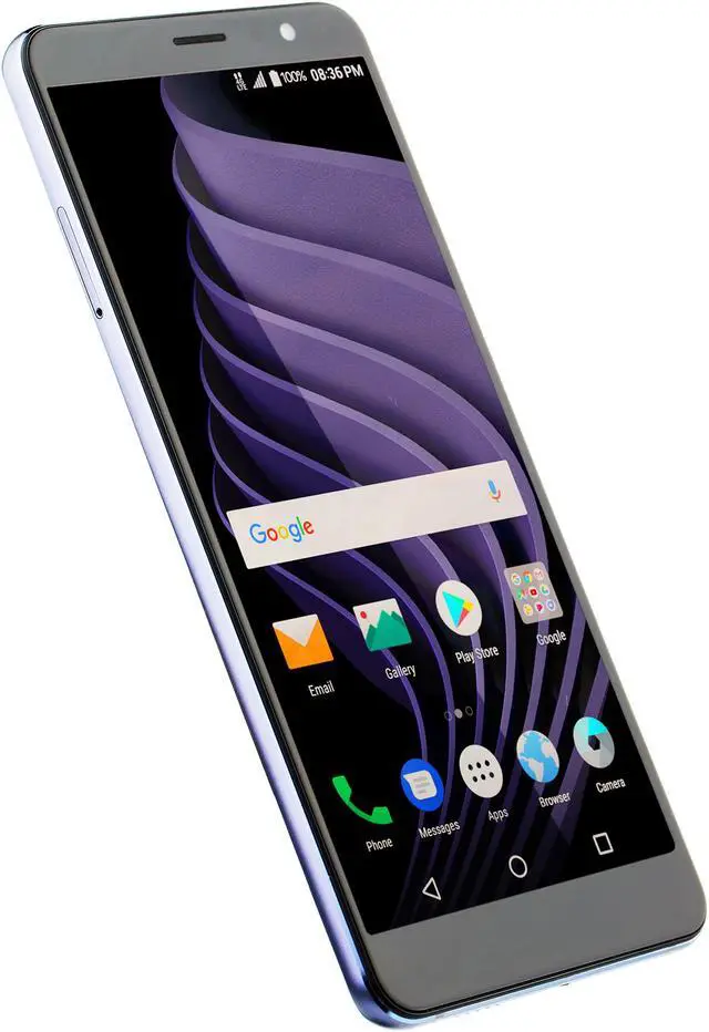 Alt view image 4 of 8 - ZTE Blade Max View 4G LTE Unlocked Cell Phone 6" Black 3GB RAM