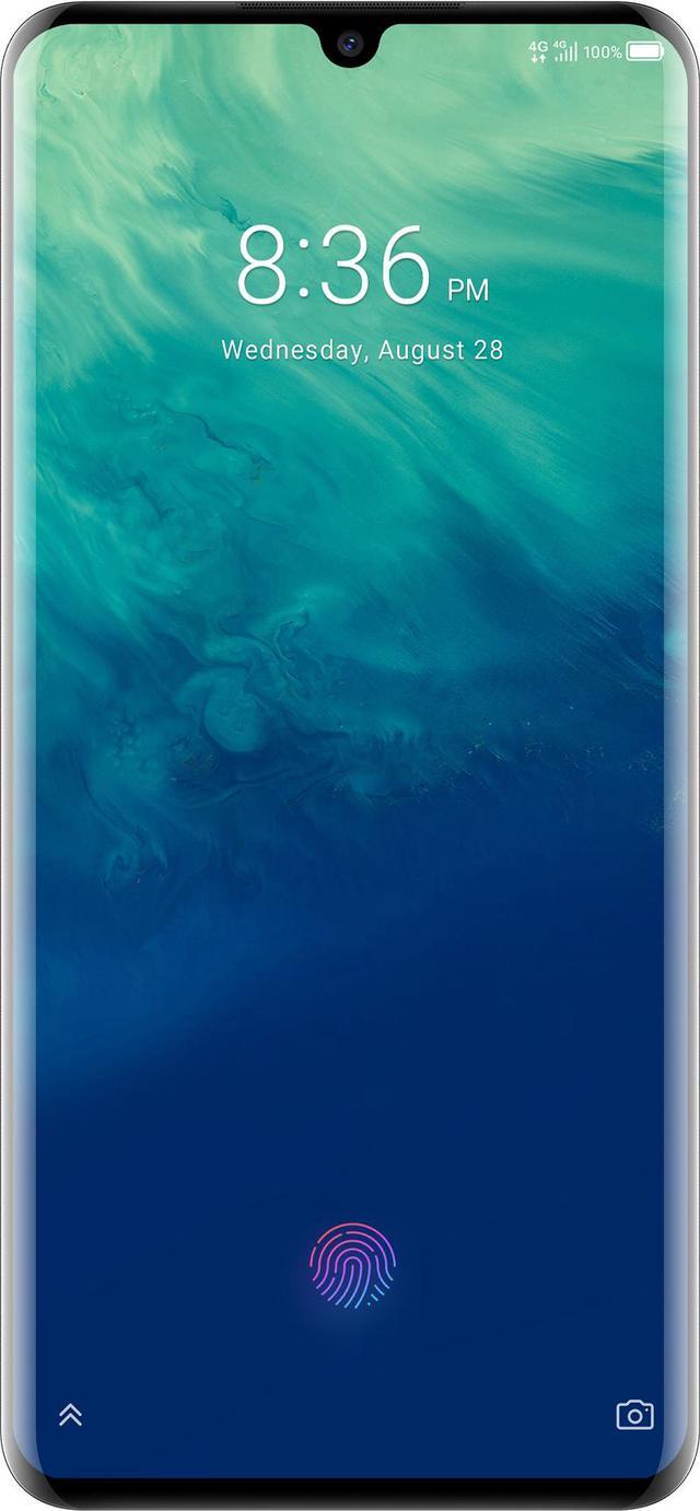 Main image of ZTE Axon 10 Pro Flagship Unlocked Phone with 12G+256G Memory, Qualcomm Snapdragon 855 Chipset, Beautifully Designed Quad-Curved 6.47" AMOLED Display / Wireless Charging