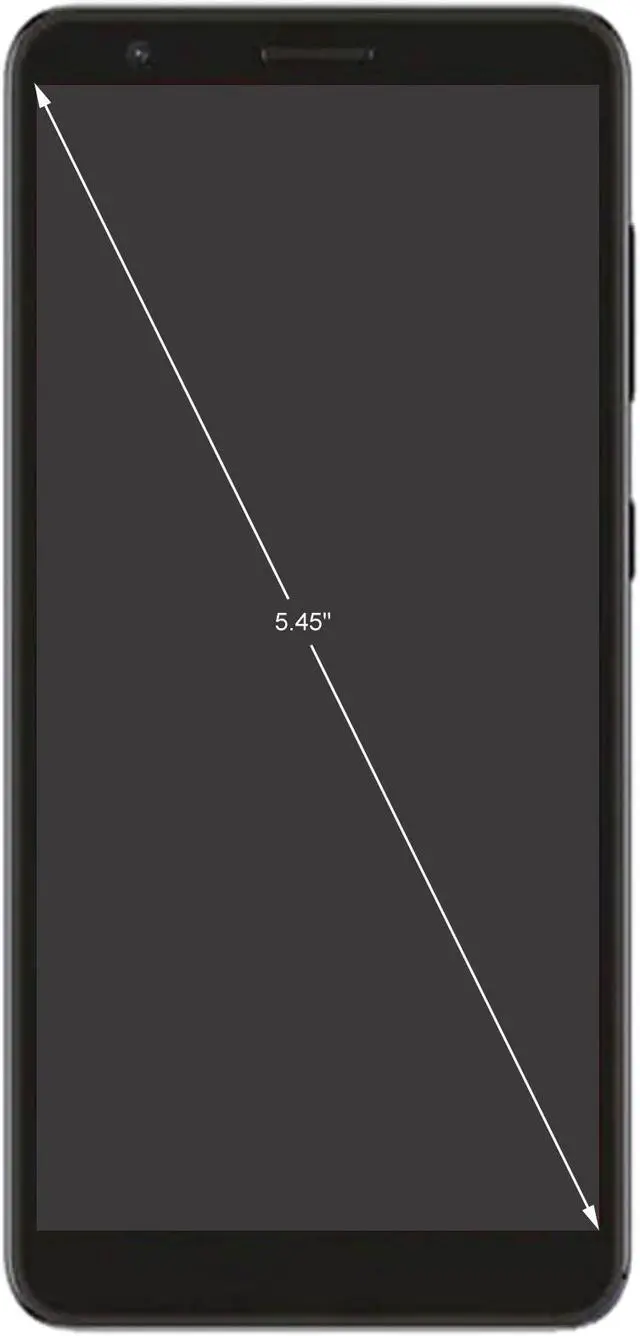 Alt view image 2 of 6 - ZTE Blade A3 2020 4G LTE Unlocked Cell Phone 5.45" 32GB 1GB RAM - Grey, GSM Dual Sim