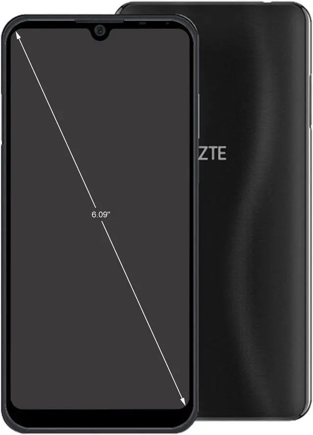 Alt view image 2 of 8 - ZTE Blade A5 2020 4G LTE Unlocked Cell Phone 6.09" 32GB 2GB RAM, GSM Dual Sim