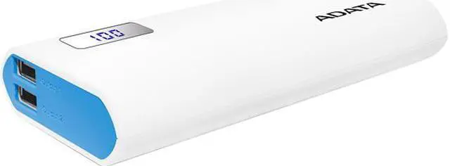 Alt view image 4 of 6 - ADATA White 12500 mAh P12500D Power Bank AP12500D-DGT-5V-CWH