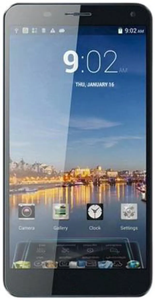 Alt view image 2 of 6 - Sky Devices SKY 6.0Q 3G Unlocked Cell Phone 6" Black 1GB RAM