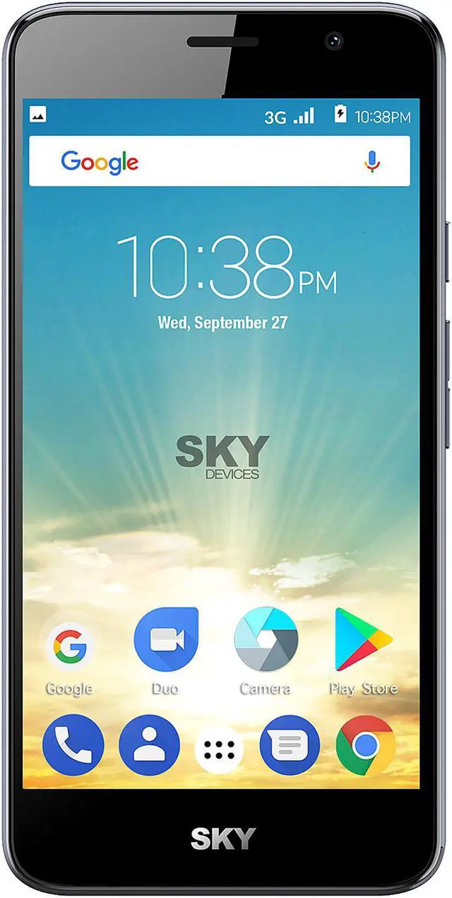 Main image of Sky Devices Platinum A55 3G Unlocked Dual SIM Cell Phone (5.5" Silver 8GB 1GB RAM)