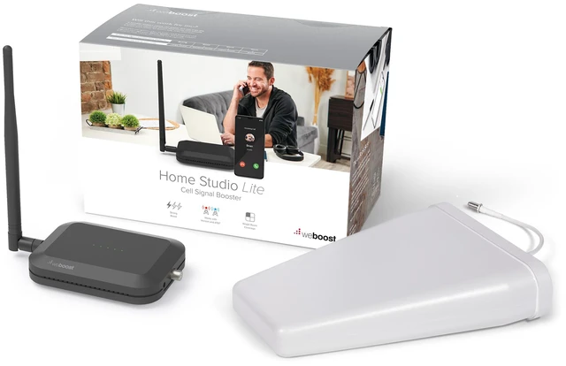 Main image of weBoost Home Studio Lite | Cell Phone Signal Booster for Verizon and AT&T Only | Up to 3,000 sq ft | 5G/4G LTE