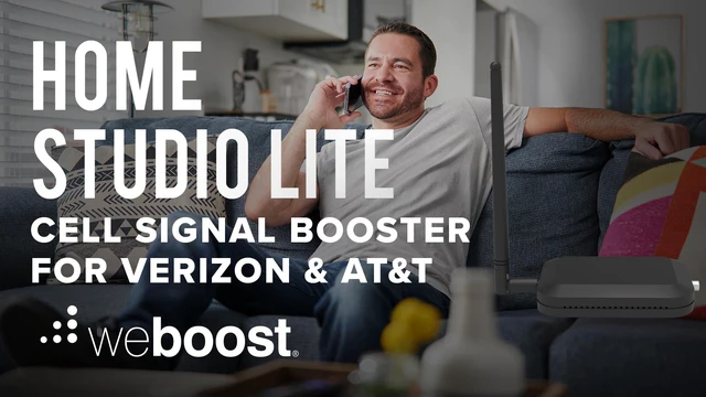 Alt view image 2 of 4 - weBoost Home Studio Lite | Cell Phone Signal Booster for Verizon and AT&T Only | Up to 3,000 sq ft | 5G/4G LTE