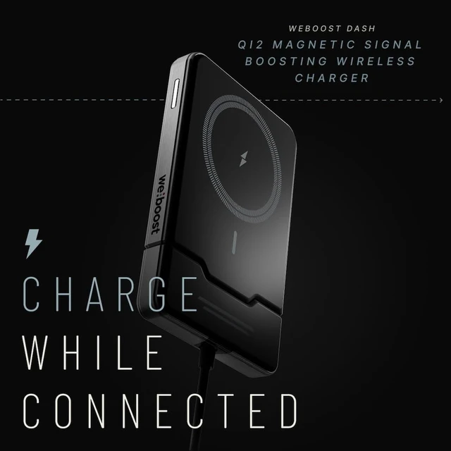 Alt view image 6 of 9 - weBoost Dash | Car Cell Phone Signal Booster with Magnetic Wireless Charger | 5G/4G LTE (471082)